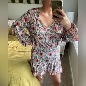 Natalie Martin Maggie Dress Vintage Flowers Cream L